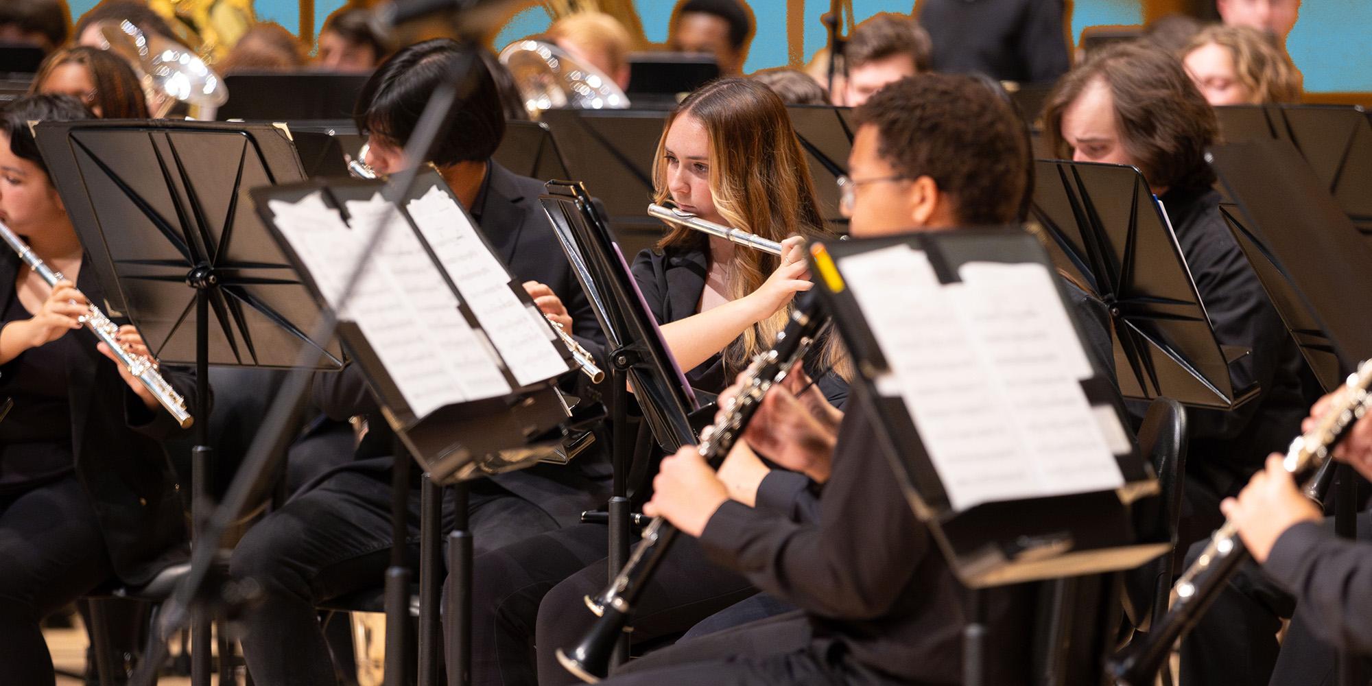 Wind Ensemble performing